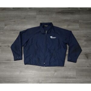 Vintage‎ Sportsmaster Men's Blue Workwear Jacket Tire Center Size XL Mid-Length